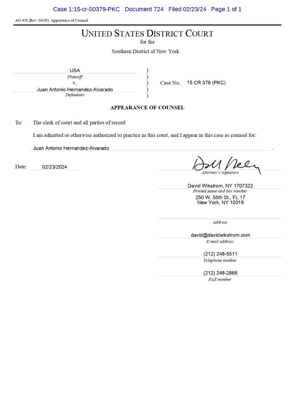 $!Abogado de “Tony” estará presente en juicio de Juan Orlando Hernández