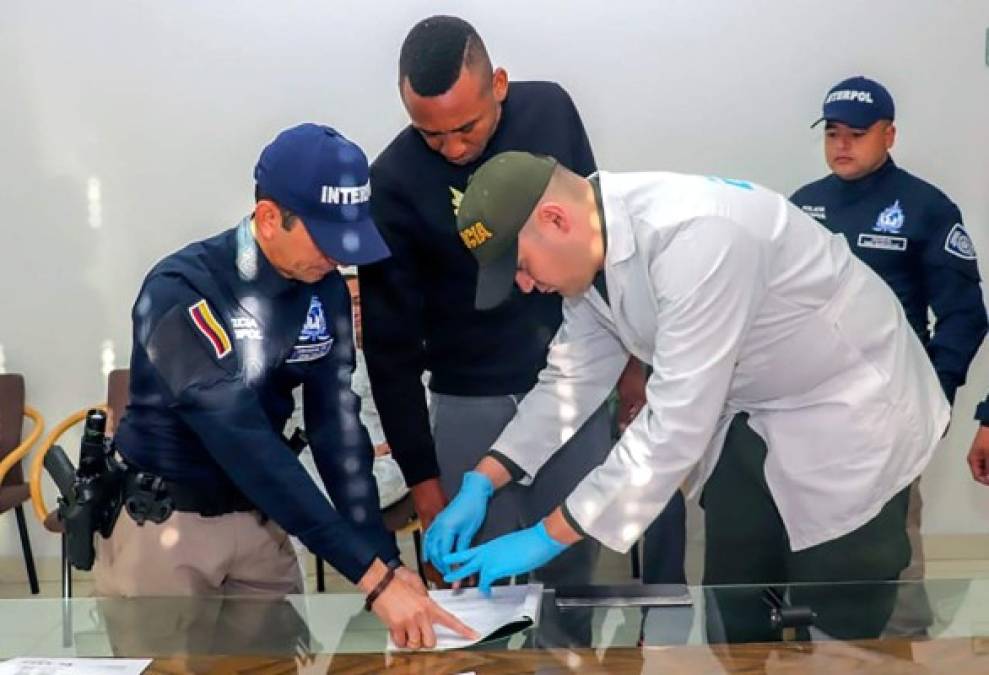 FOTOS: Así fue extraditado Jhon Viáfara, el exseleccionado colombiano acusado de narcotráfico