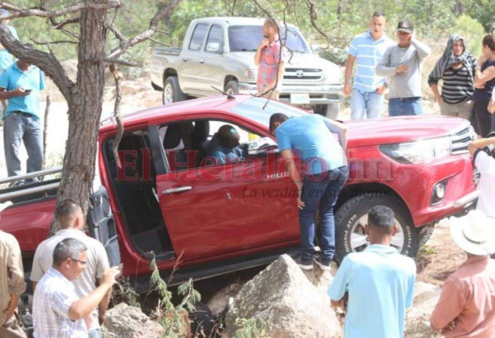 La dramática escena tras el asesinato de un transportista en Cedros