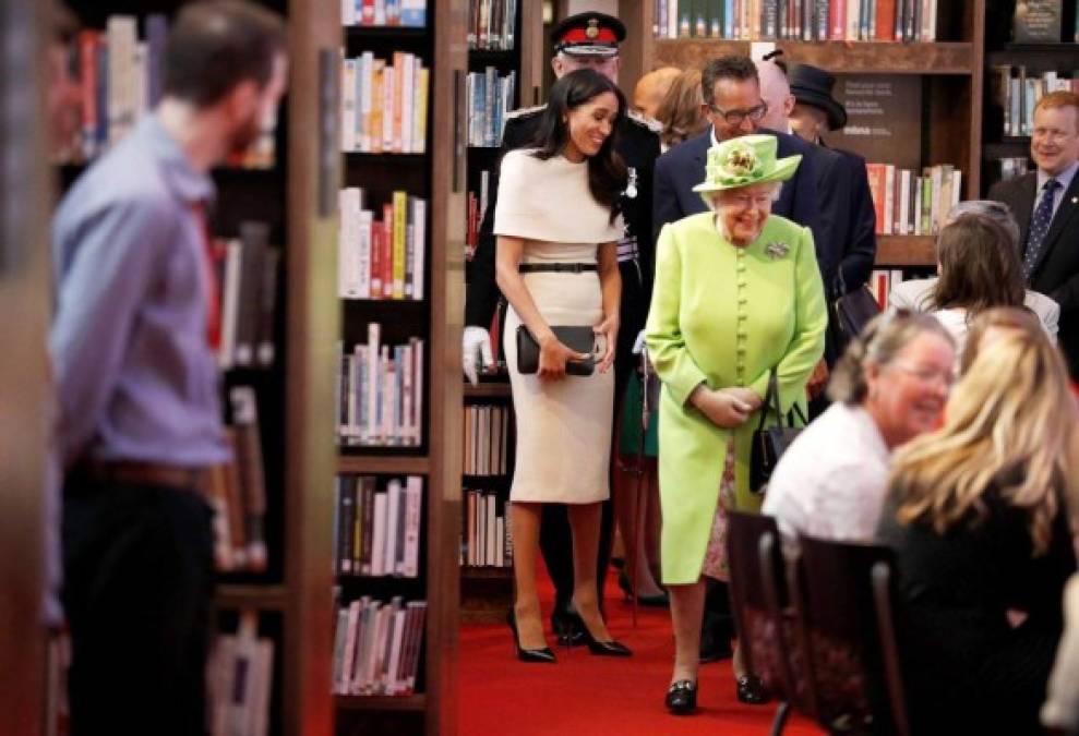 FOTOS: Así vistió Meghan Markle, duquesa de Sussex, en su tercera aparición junto a la reina Isabel II