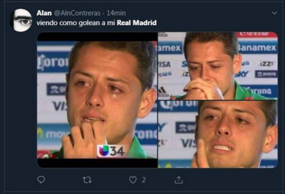 Con memes se burlan del Real Madrid: recibió una paliza 7-3 del Atlético de Madrid