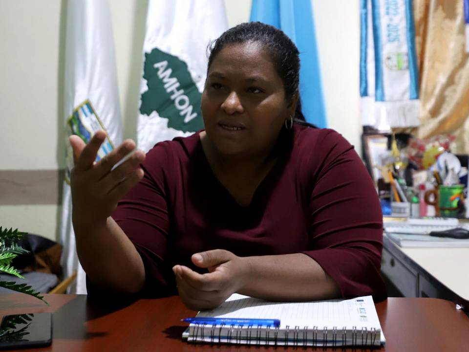 Xiomara Ulloa, alcaldesa de Ojos de Agua, Comayagua conversó con EL HERALDO
