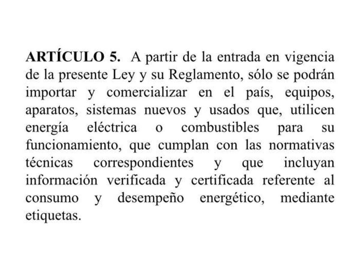 $!Captura de pantalla al artículo 5 sin modifación.