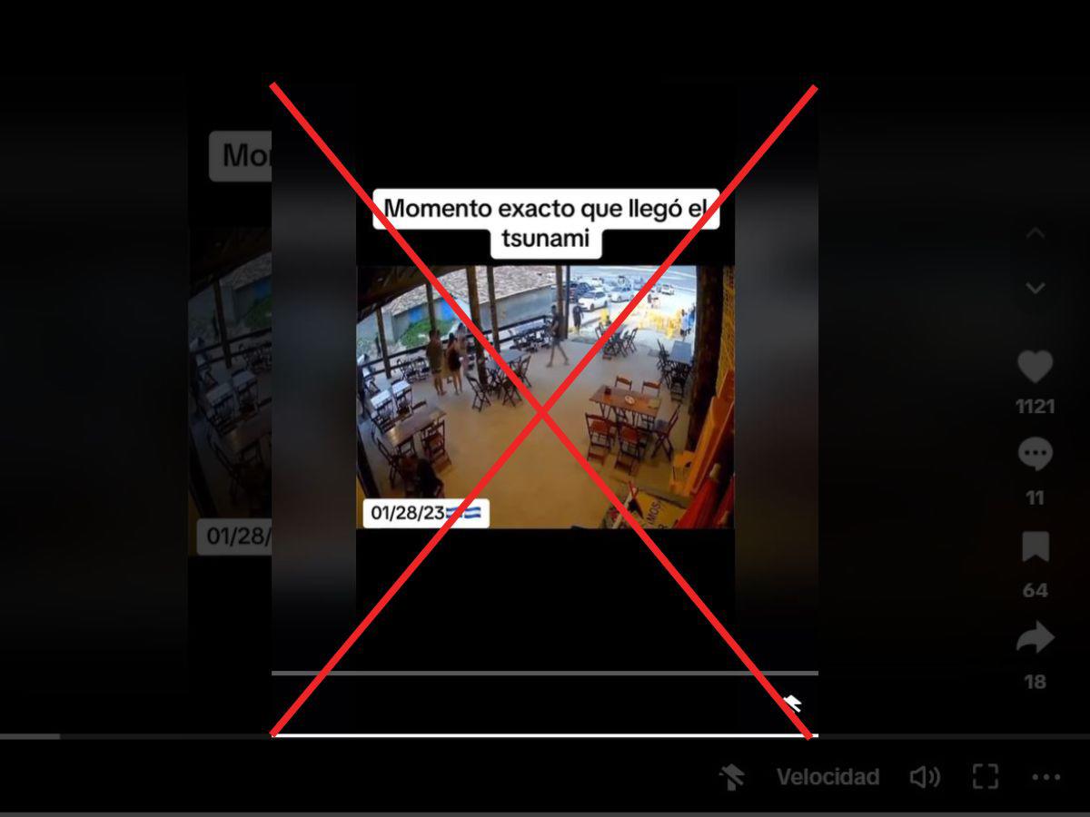 $!Captura de pantalla a una publicación de TikTok hecha el 5 de febrero de 2024.