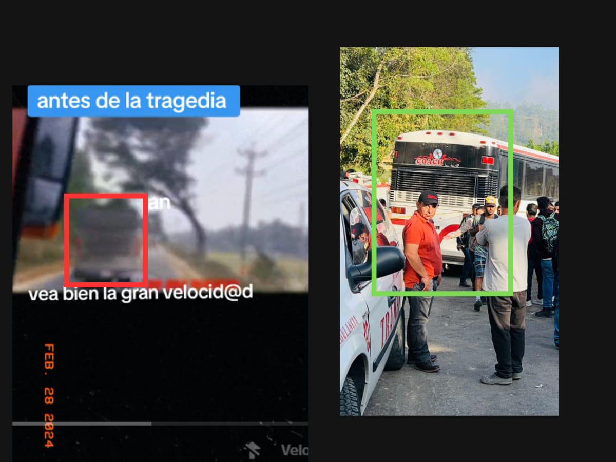 $!A la izquierda, una captura de pantalla al video que circula en TikTok y, a la derecha, una imagen capturada por fotógrafos de EL HERALDO.