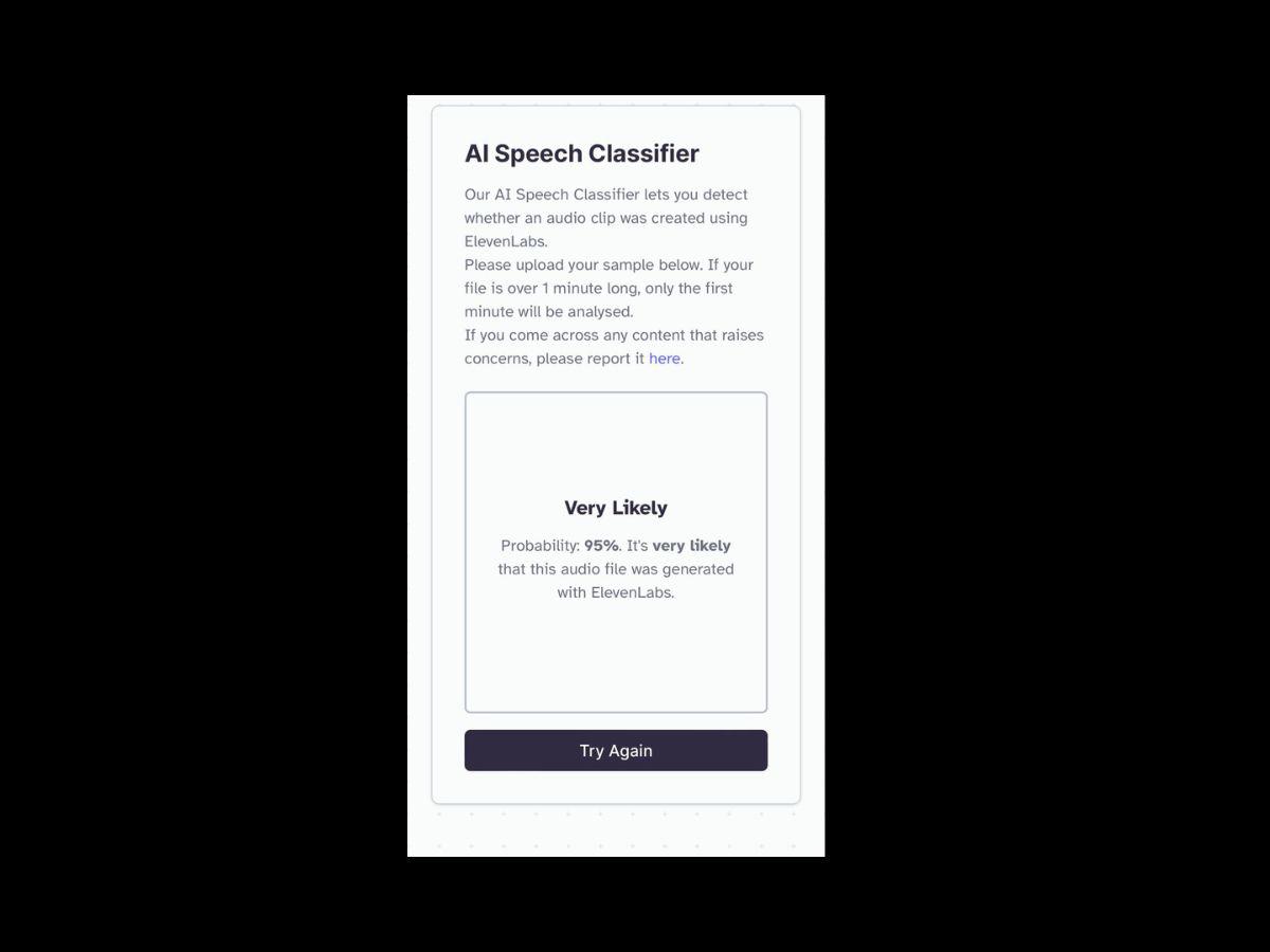 $!Resultado de Eleven Labs.