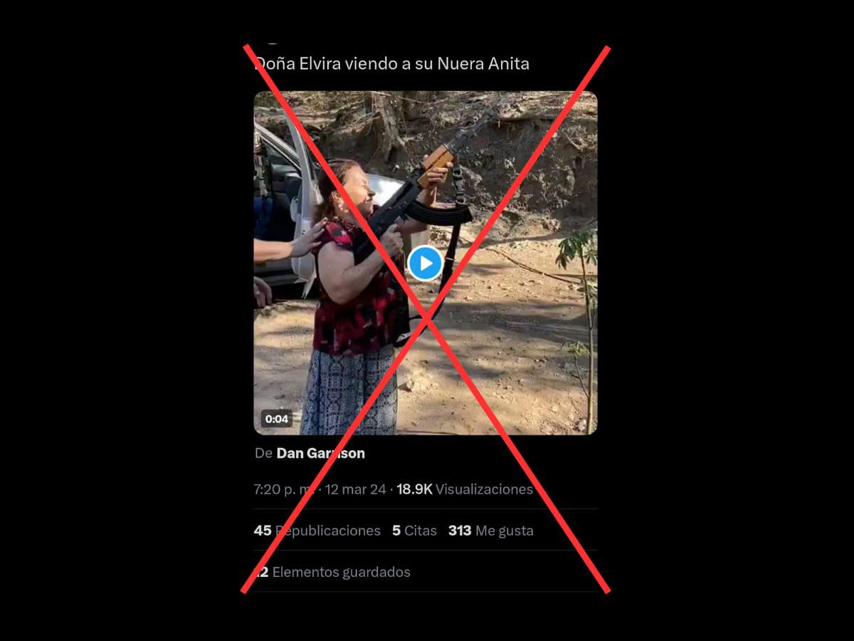 $!Captura de pantalla a una publicación de X realizada el 14 de marzo de 2024.