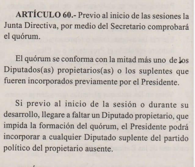 $!¿Luis Redondo puede integrar suplentes en cualquier silla del Congreso Nacional?