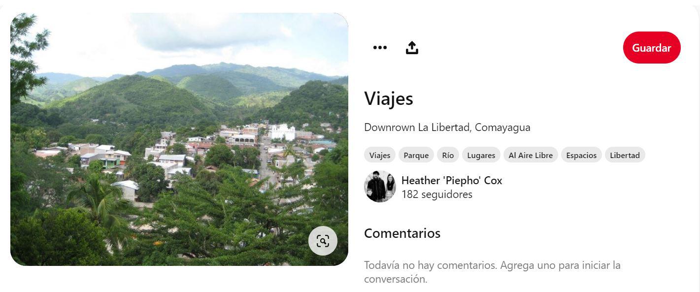 $!Captura de pantalla a una publicación de Pinterest realizada el 1 de abril de 2024.