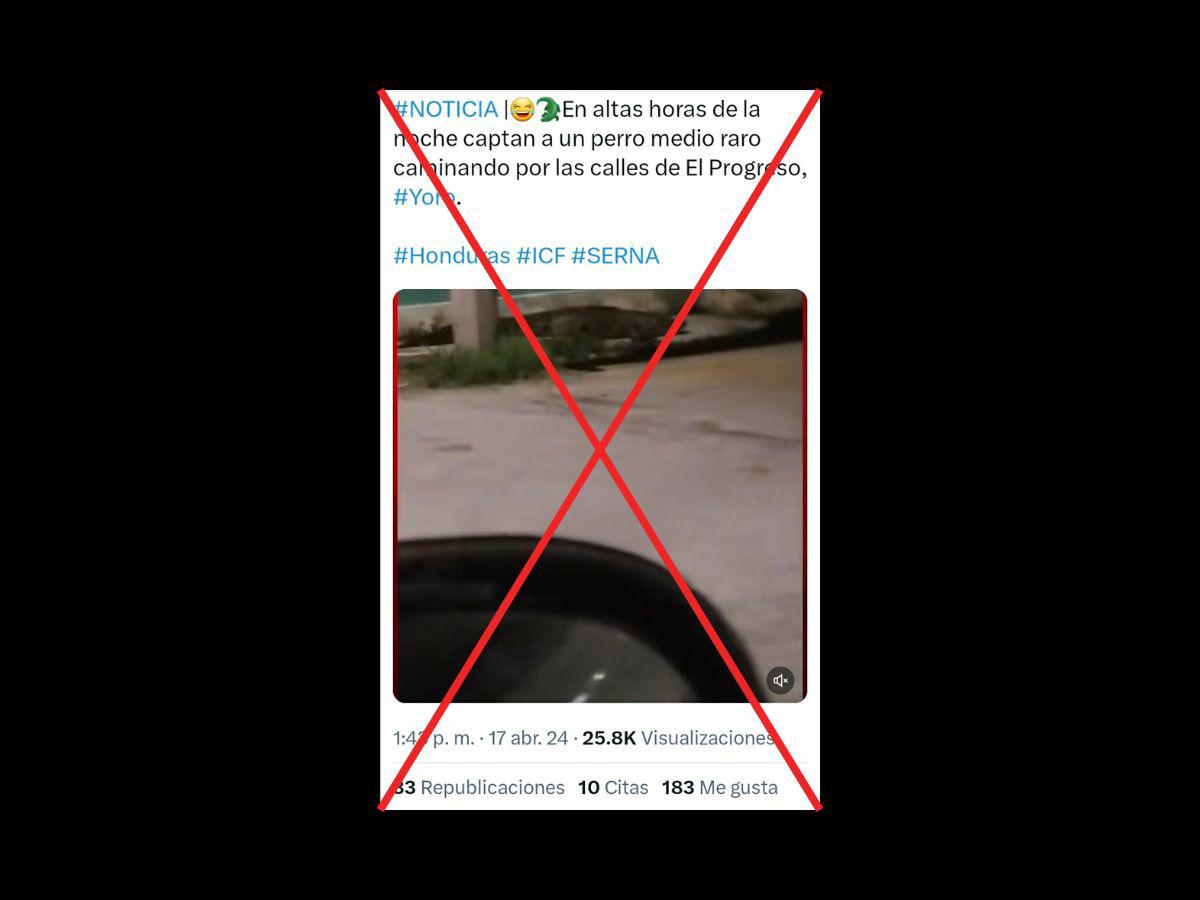 $!Captura de pantalla a una publicación de X realizada el 22 de abril de 2024.