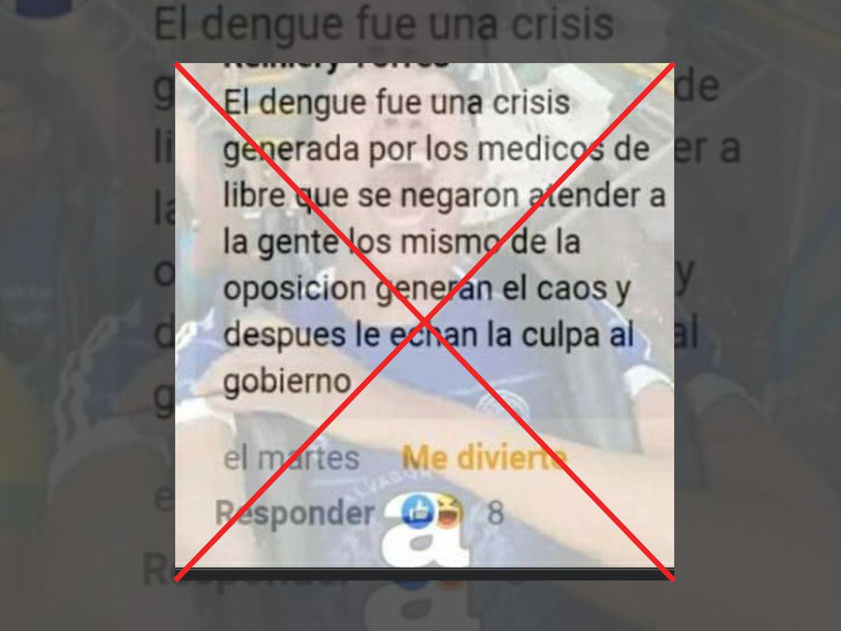 $!Captura de pantalla a una publicación de Facebook realizada el 15 de febrero de 2024.