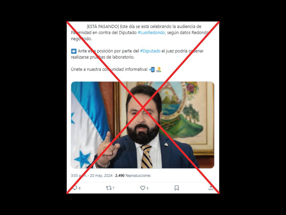 $!Captura de pantalla a una publicación de X realizada el 23 de mayo de 2024.