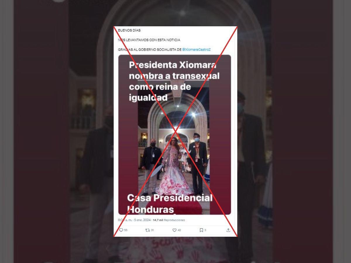 Captura de pantalla a una publicación de X realizada el 8 de enero de 2024. $!Captura de pantalla a una publicación de X realizada el 8 de enero de 2024.