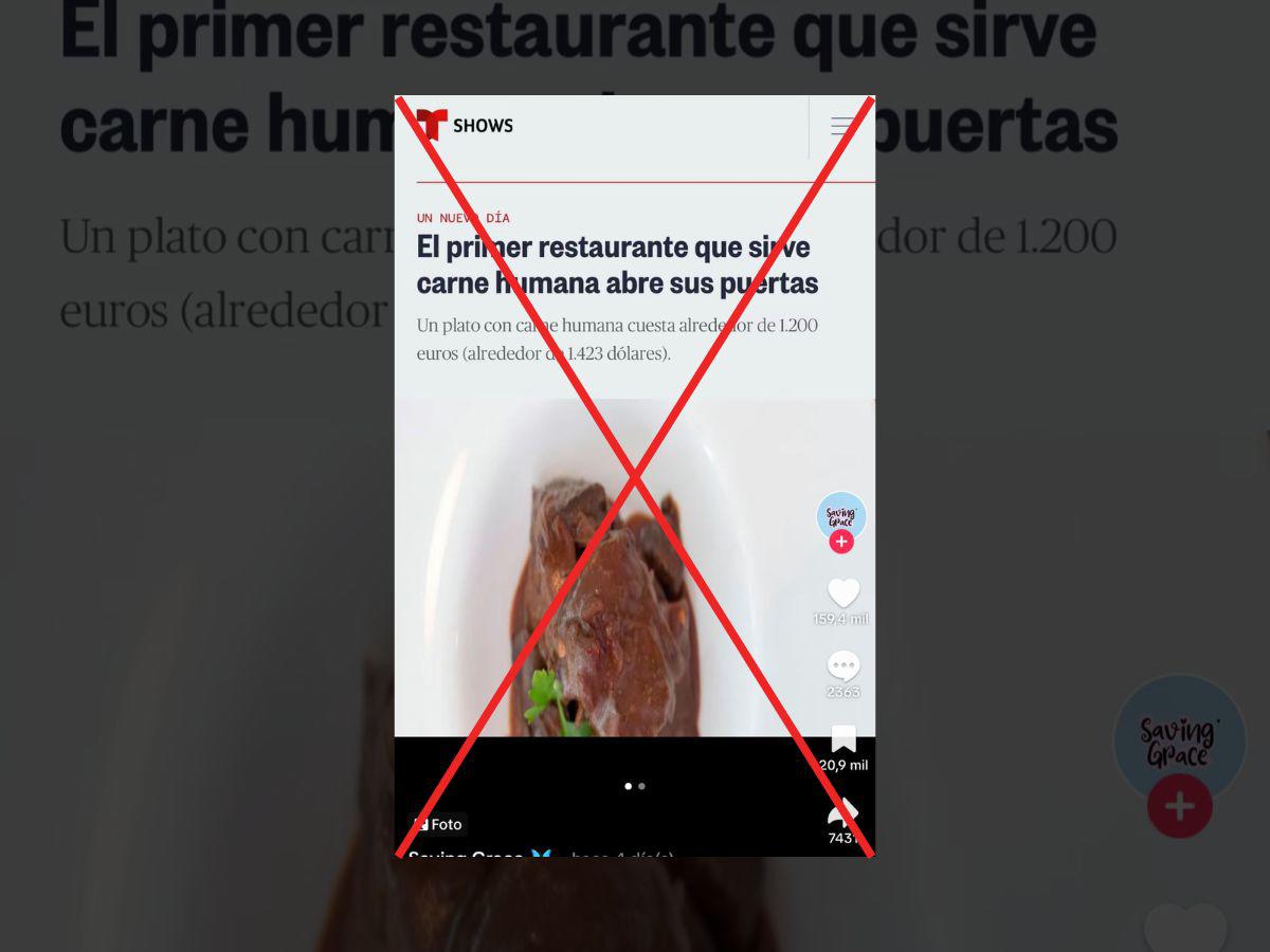 Captura de pantalla a una publicación de TikTok realizada el 12 de febrero de 2024. $!Captura de pantalla a una publicación de TikTok realizada el 12 de febrero de 2024.