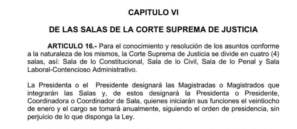 $!Presidenta de la CSJ sí puede nombrar coordinadores de sala indistintamente el orden de precedencia, según la ley